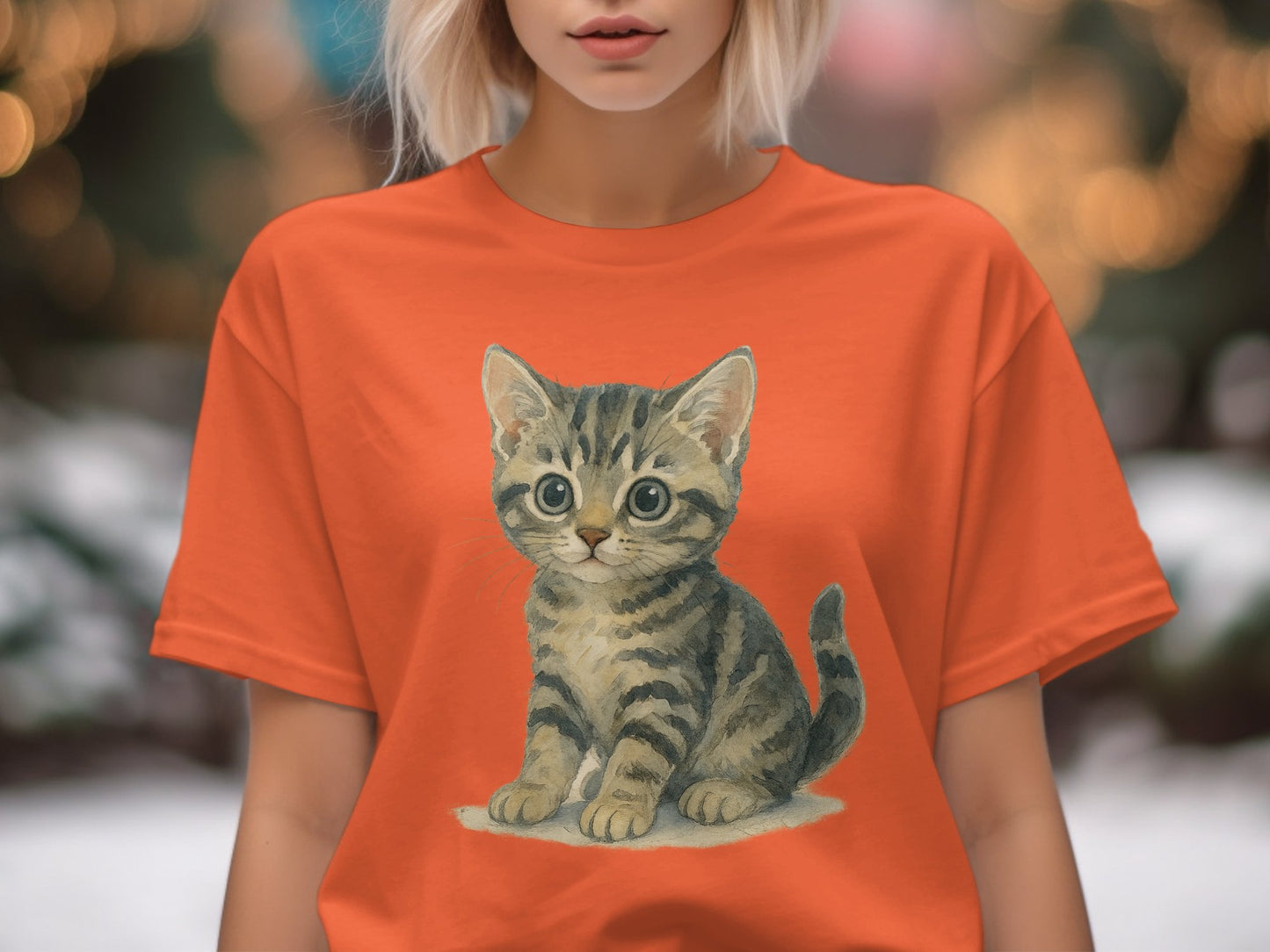 Cute Kitten Graphic Tee for Cat Lovers Shirt product