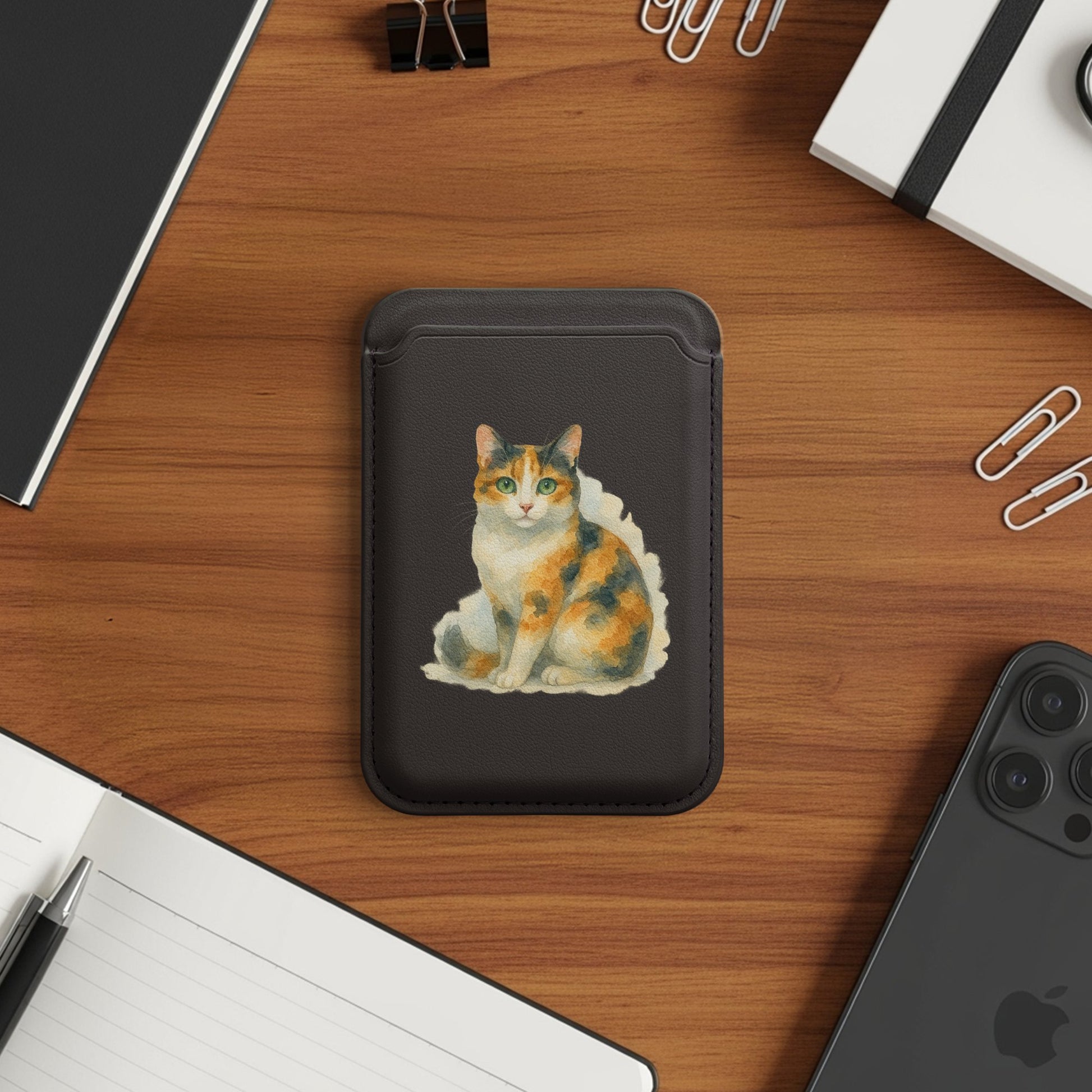 Calico Cat Print Phone Wallet Sleeve Holder product type