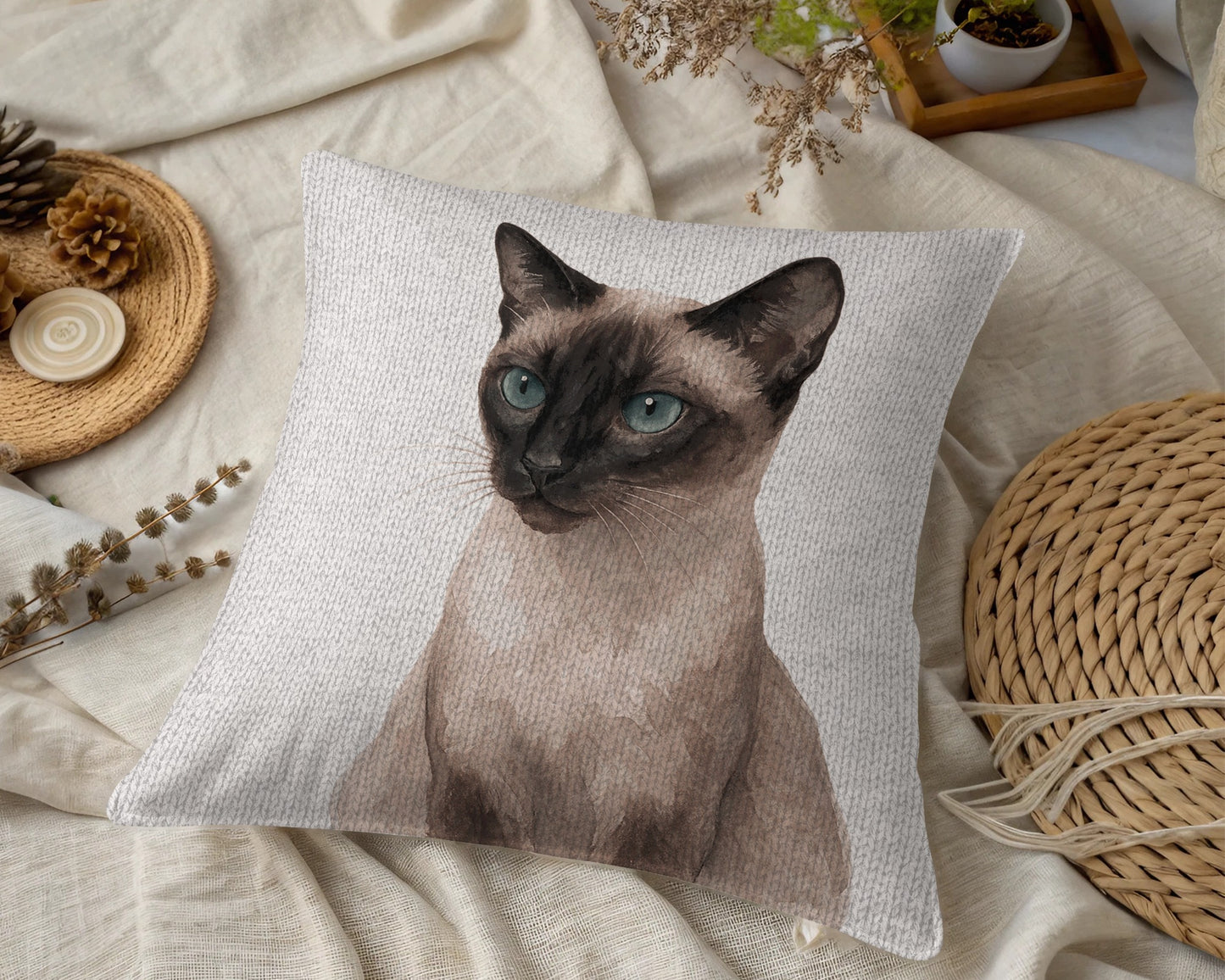 Beautiful Cat Art Decorative Cushion Cover product