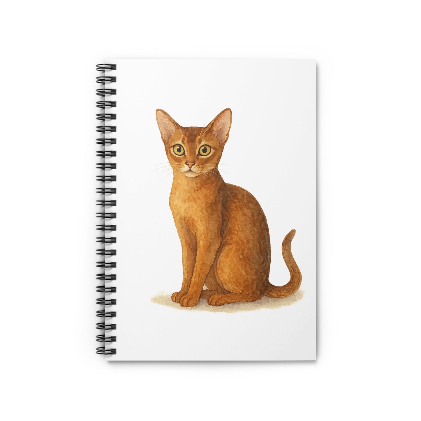 Cute Abyssinian Cat Artwork Spiral Notebook product