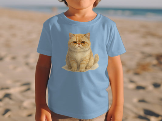 Cute Cartoon Orange Cat Graphic T-Shirt product