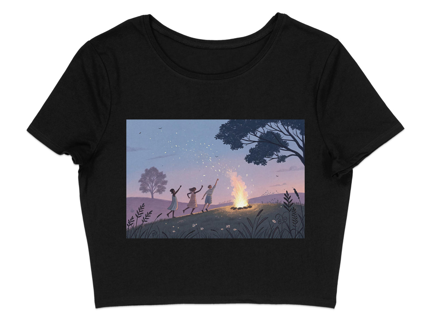 Campfire Dance Graphic Printed Top product type