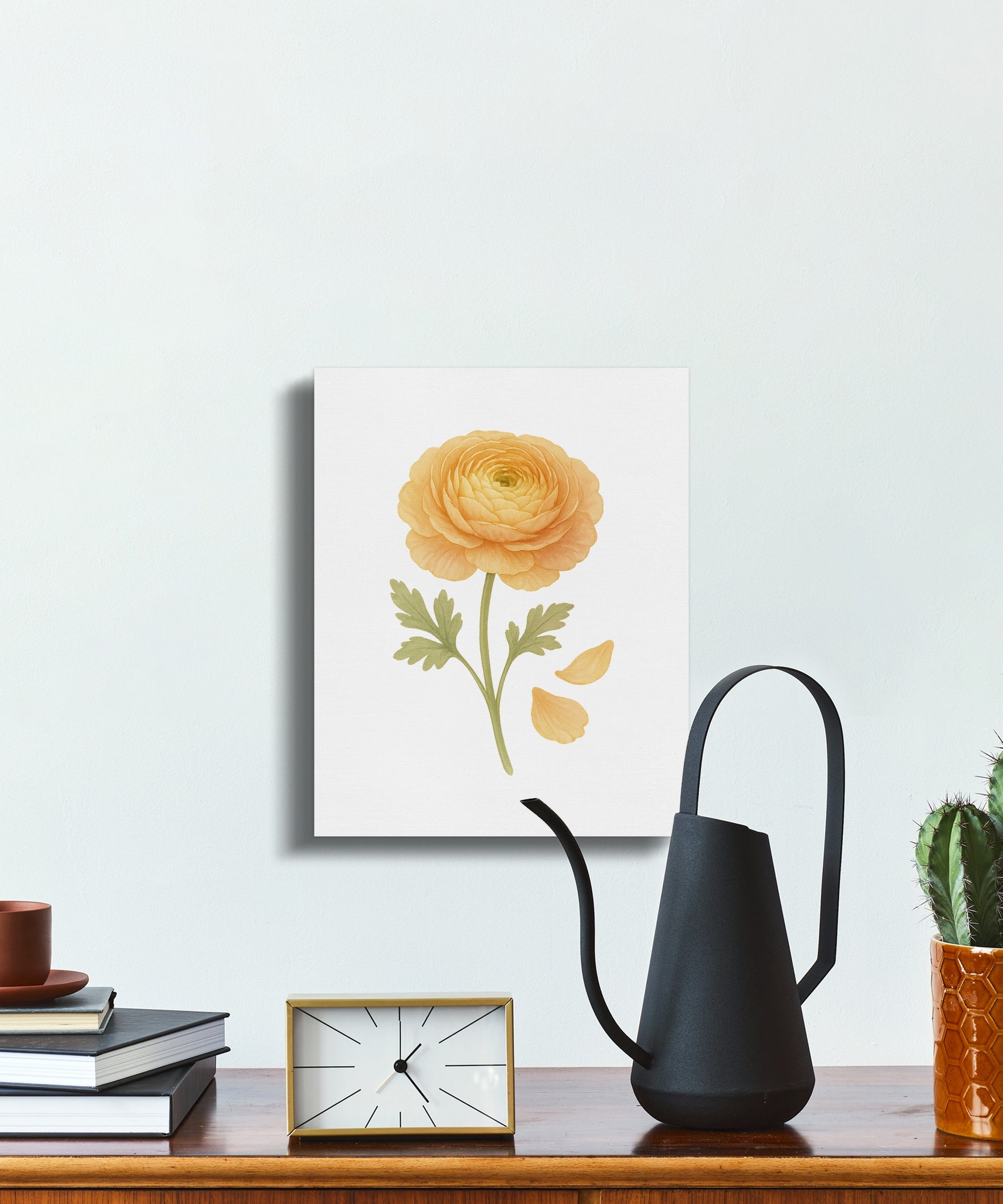 Yellow Flower Illustration on Canvas product