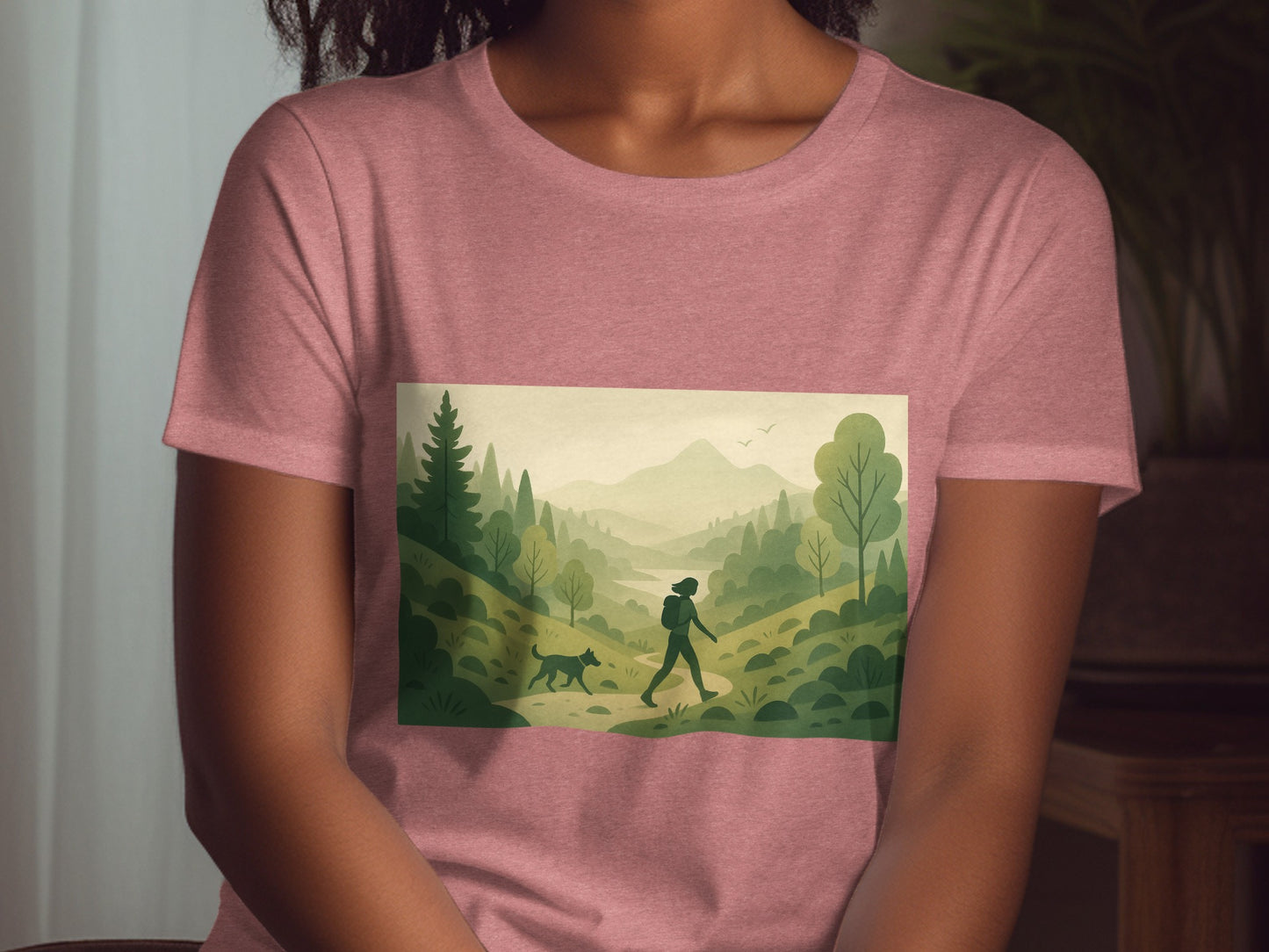 Mountain Hiking Adventure Scenic T-Shirt Product