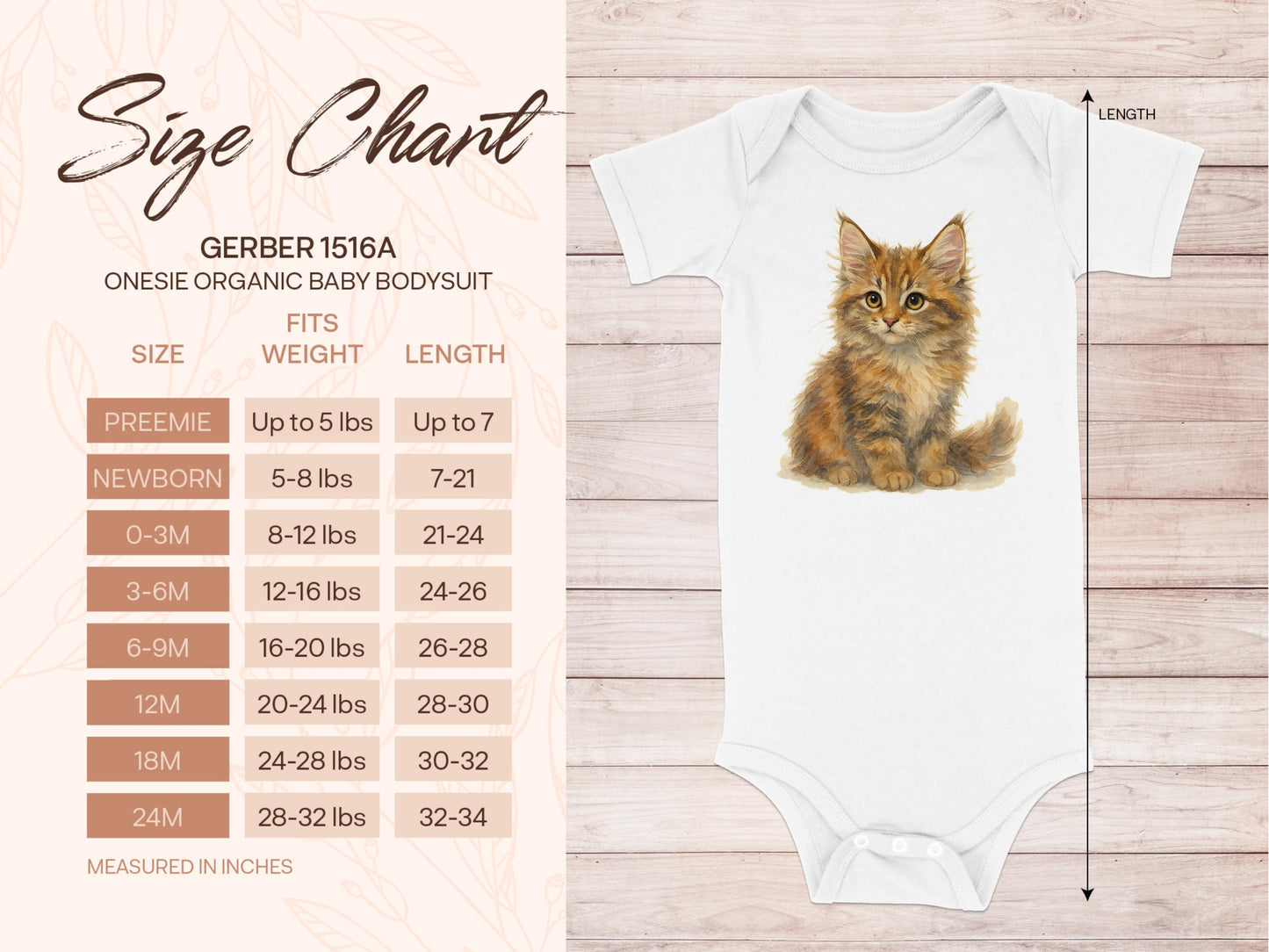 Adorable Kitten Graphic Onesie Baby Bodysuit product type