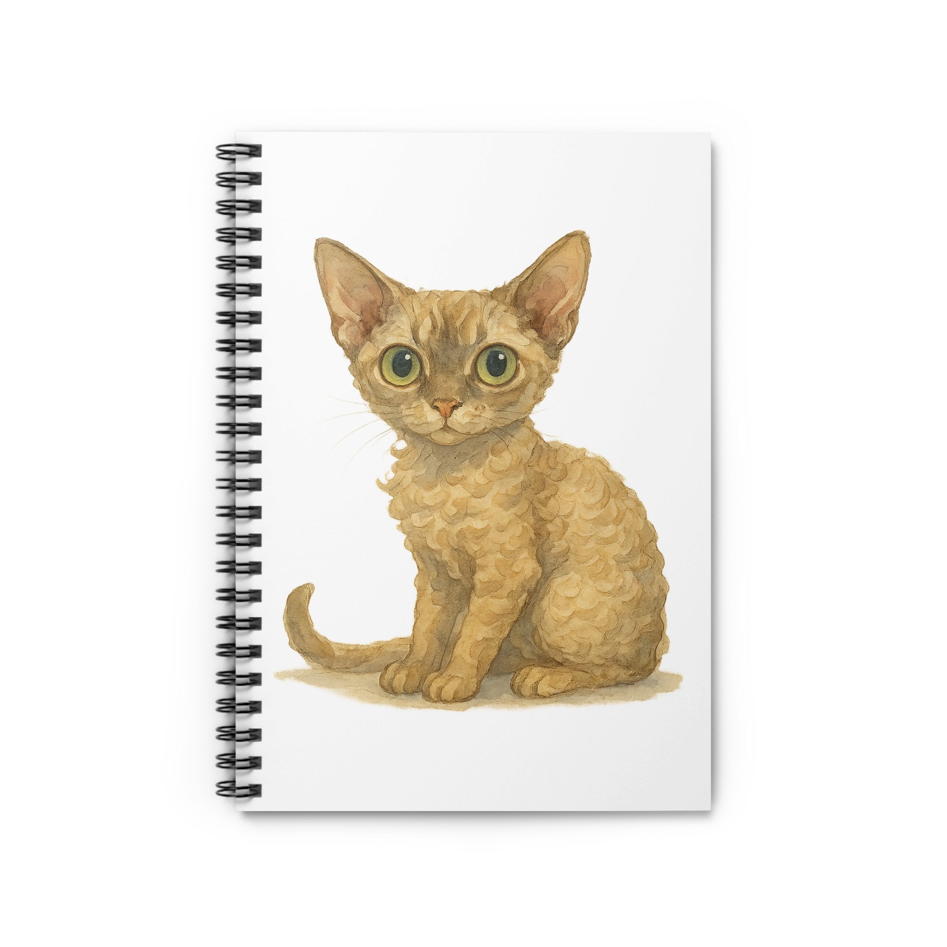 Adorable Cat Art on Spiral Bound Notebook product