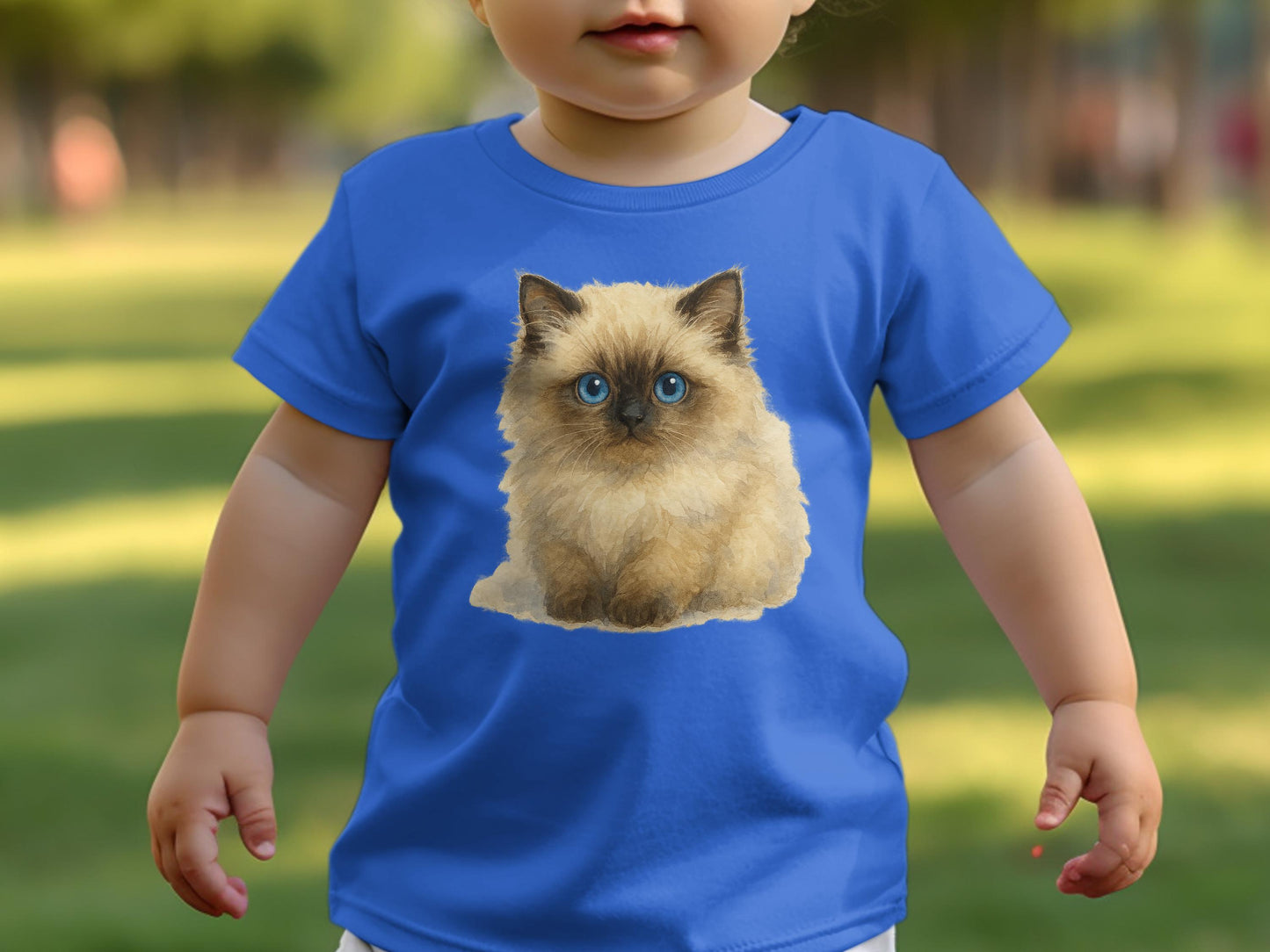 Adorable Fluffy Cat Graphic Toddler T-Shirt product