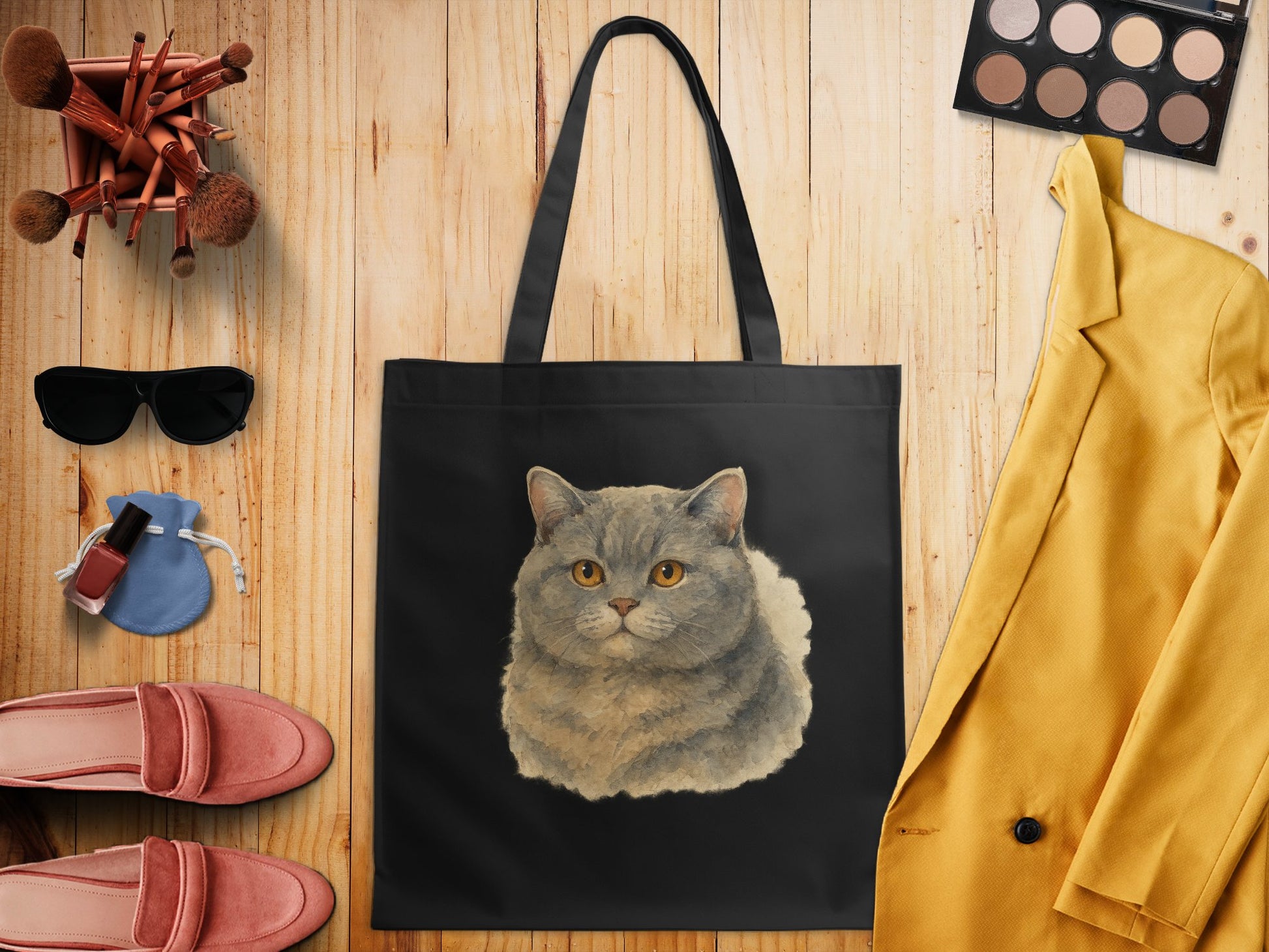 Cute Cat Print Tote Bag Perfect Everyday Product