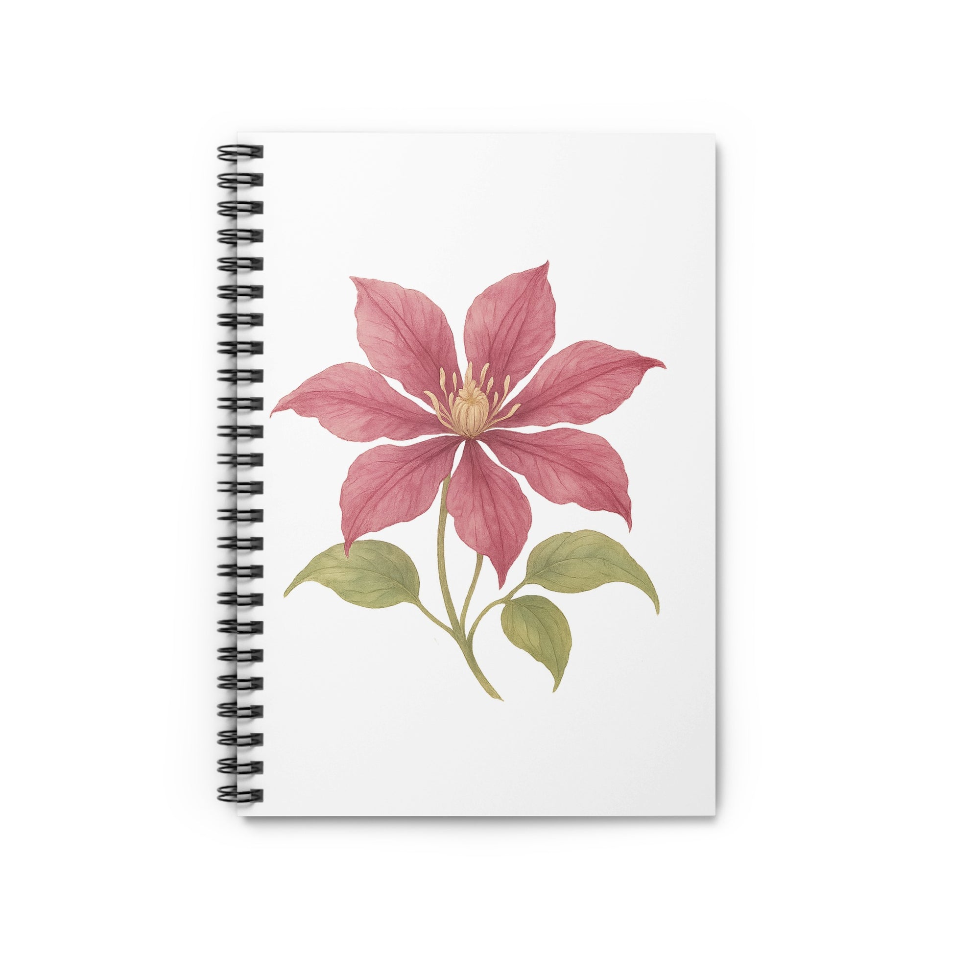 Beautiful Pink Flower Spiral Bound Notebook product type