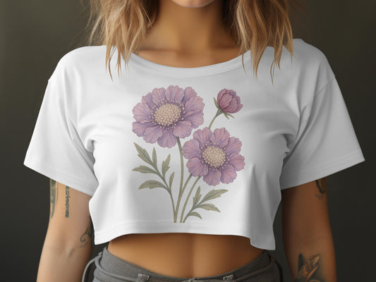 Floral Design Crop Top for a Stylish Look product