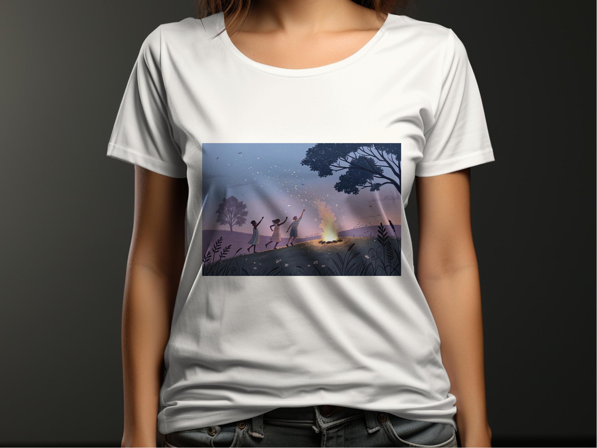 Dancing Around The Campfire Graphic T-Shirt product
