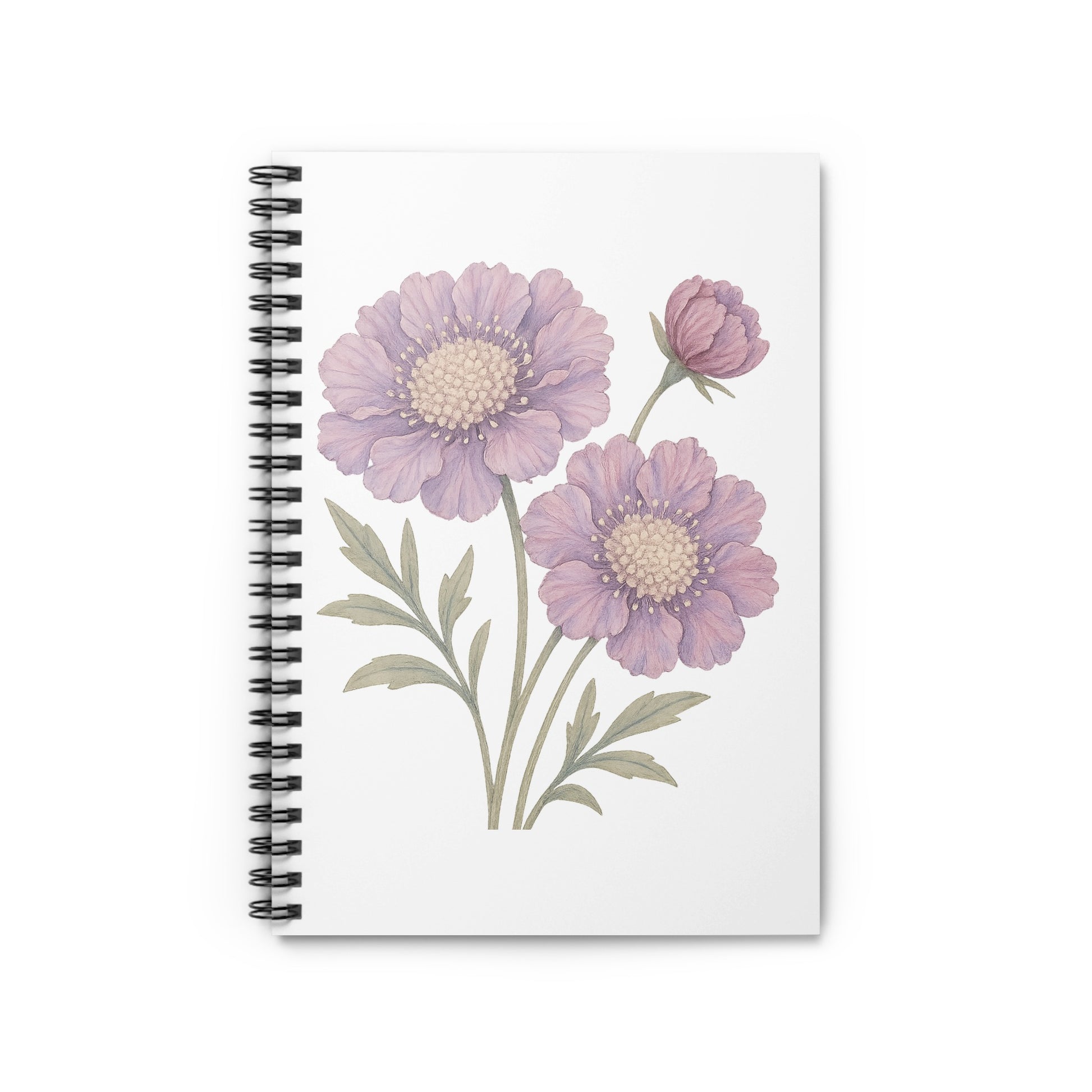 Beautiful Floral Design Spiral Notebook product type