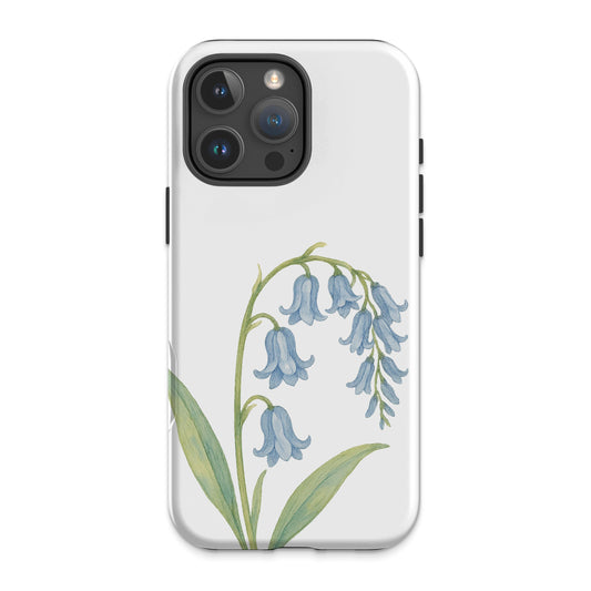 Elegant Bluebell Flower Design iPhone Case product