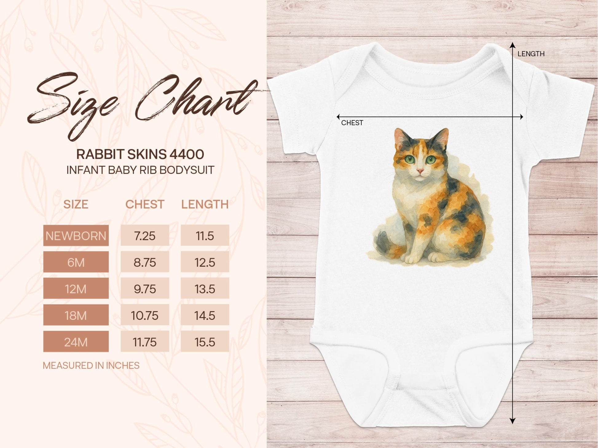 Infant Baby Rib Bodysuit with Cute Kitten Design product