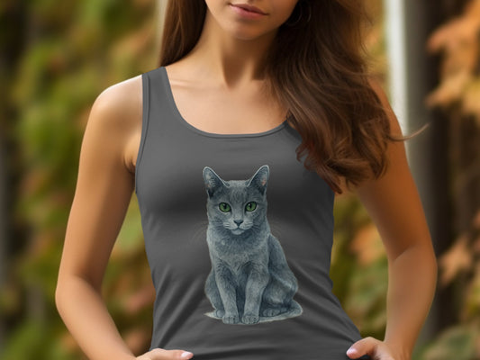 Cat Illustration Women's Tank Top Product