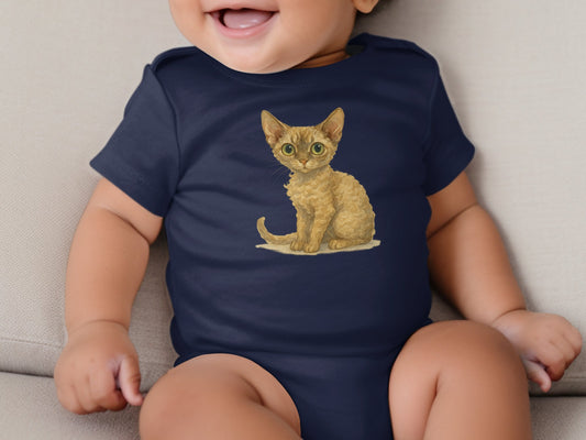 Cute Kitten Graphic Printed Baby Onesie product