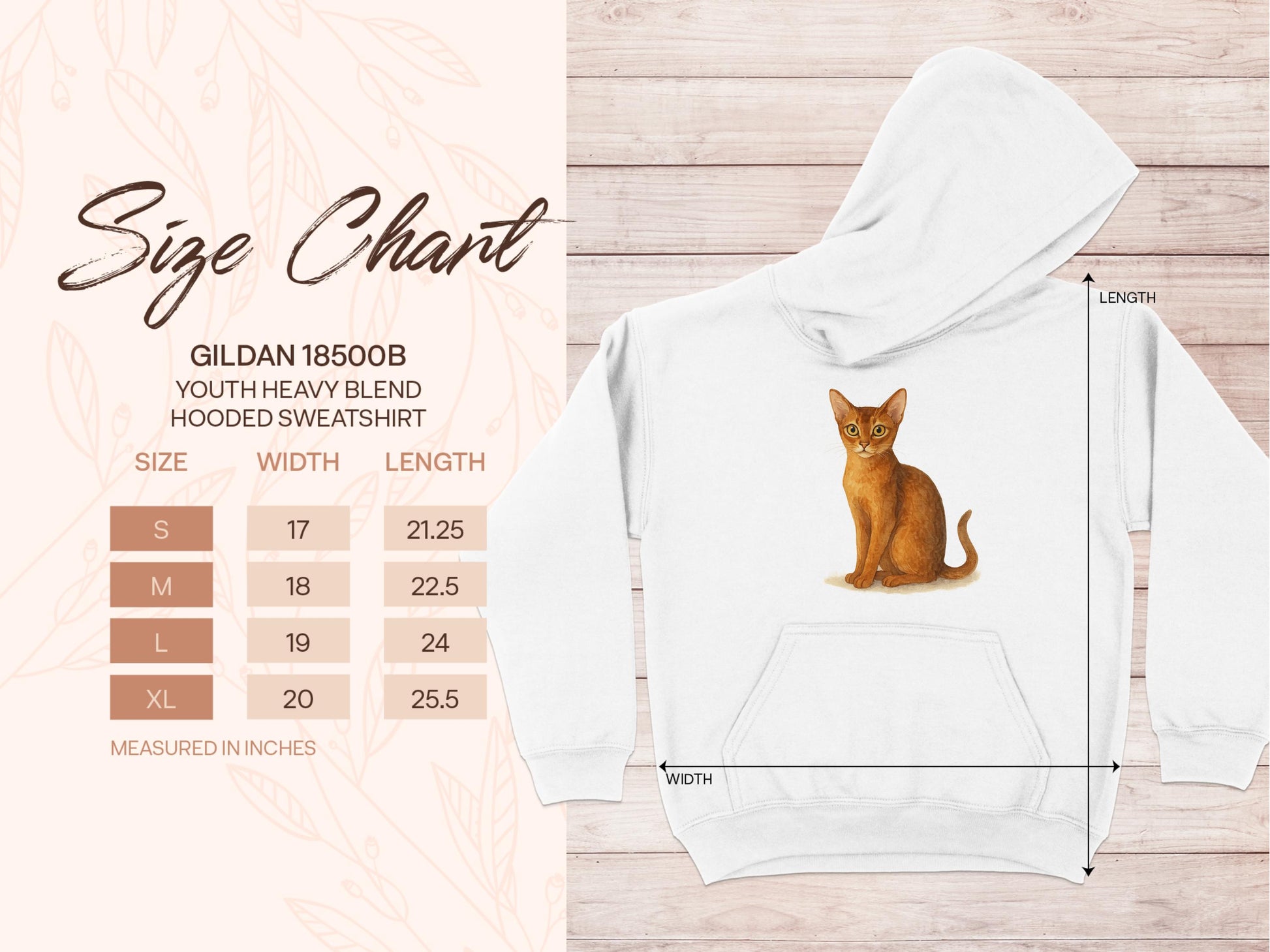 Cute Cat Print Youth Hoodie Sweatshirt product type
