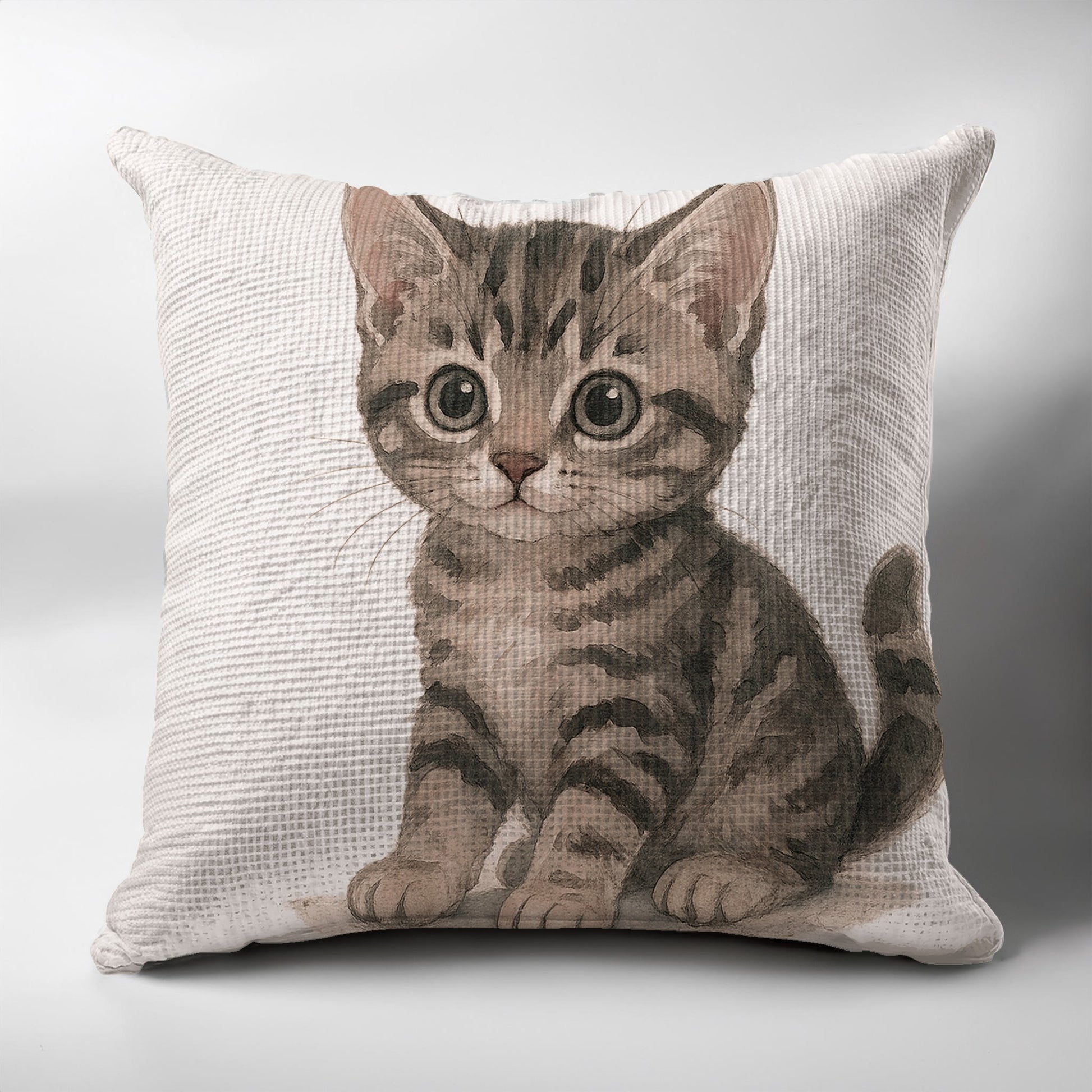 Cute Adorable Kitten Print Cushion Pillow product