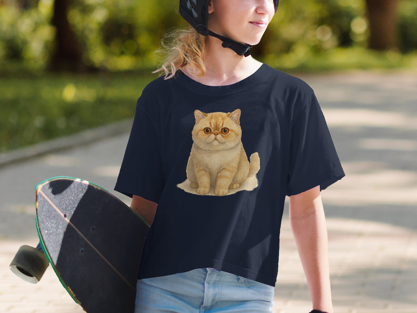 Adorable Cat Graphic T-shirt for Everyday Wear product type