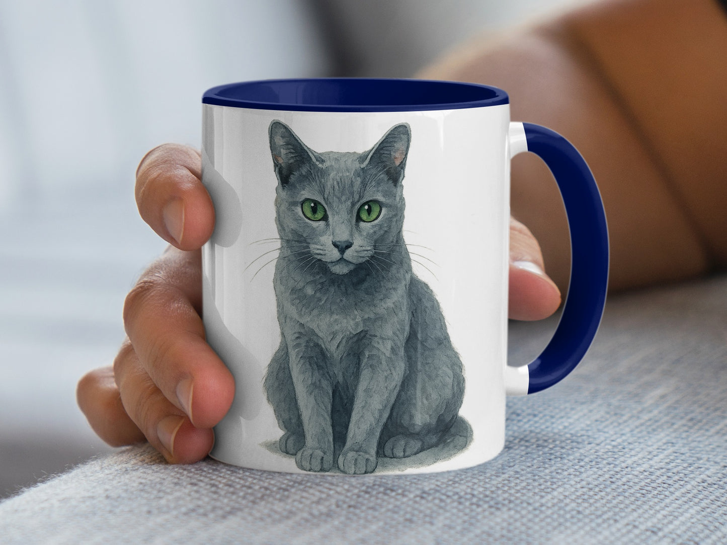 Cat Lovers Ceramic Mug with Adorable Feline Design product