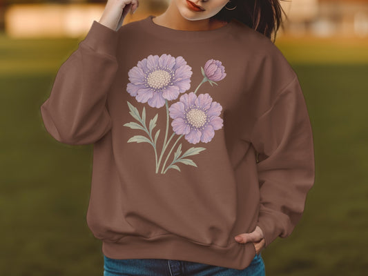 Comfortable Floral Design Casual Wear Sweatshirt product