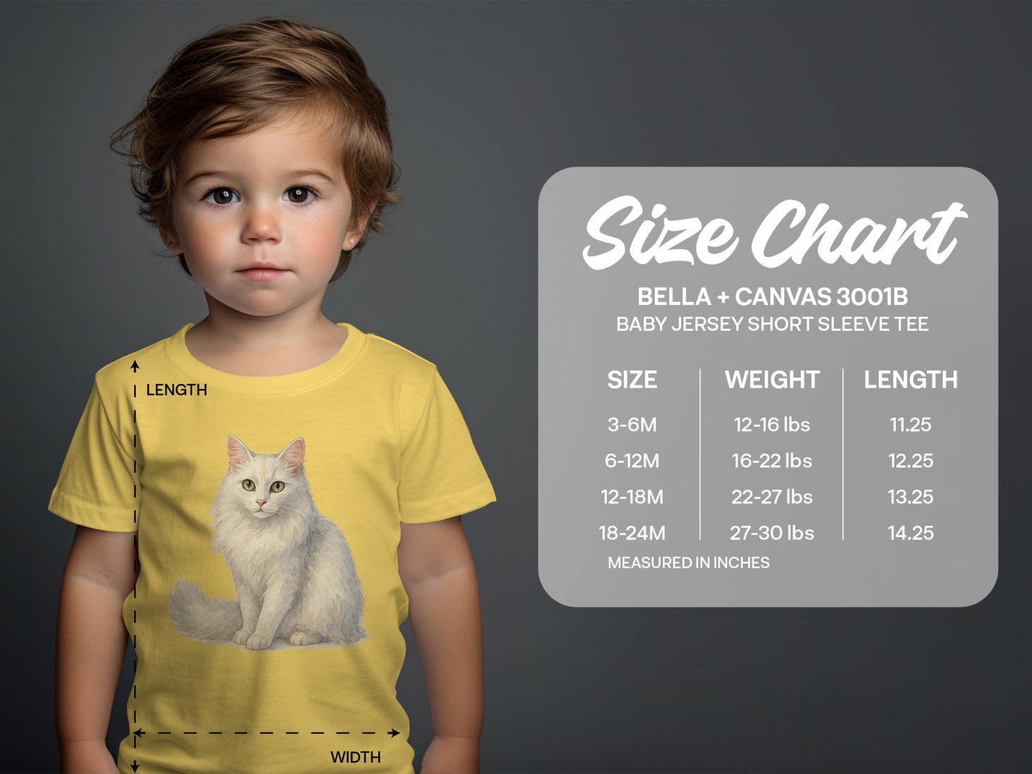 Cute Cat Print Baby Jersey Short Sleeve Tee product
