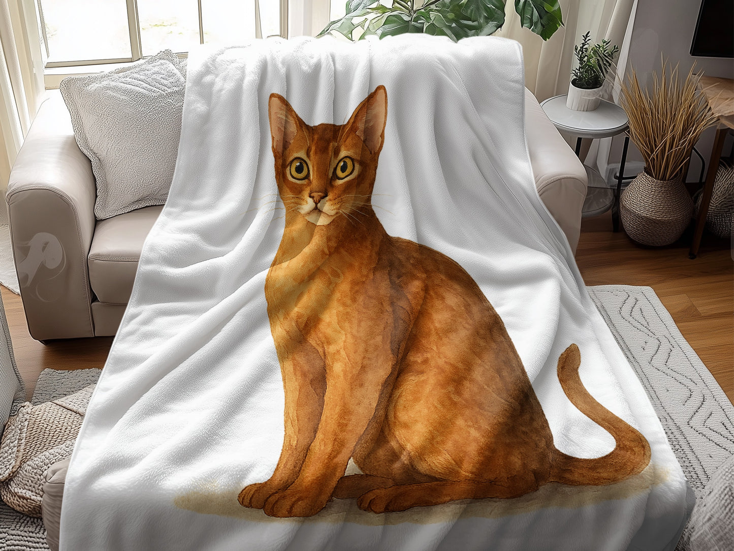 Stunning Cat Art Blanket Cozy Home Decor Product Type