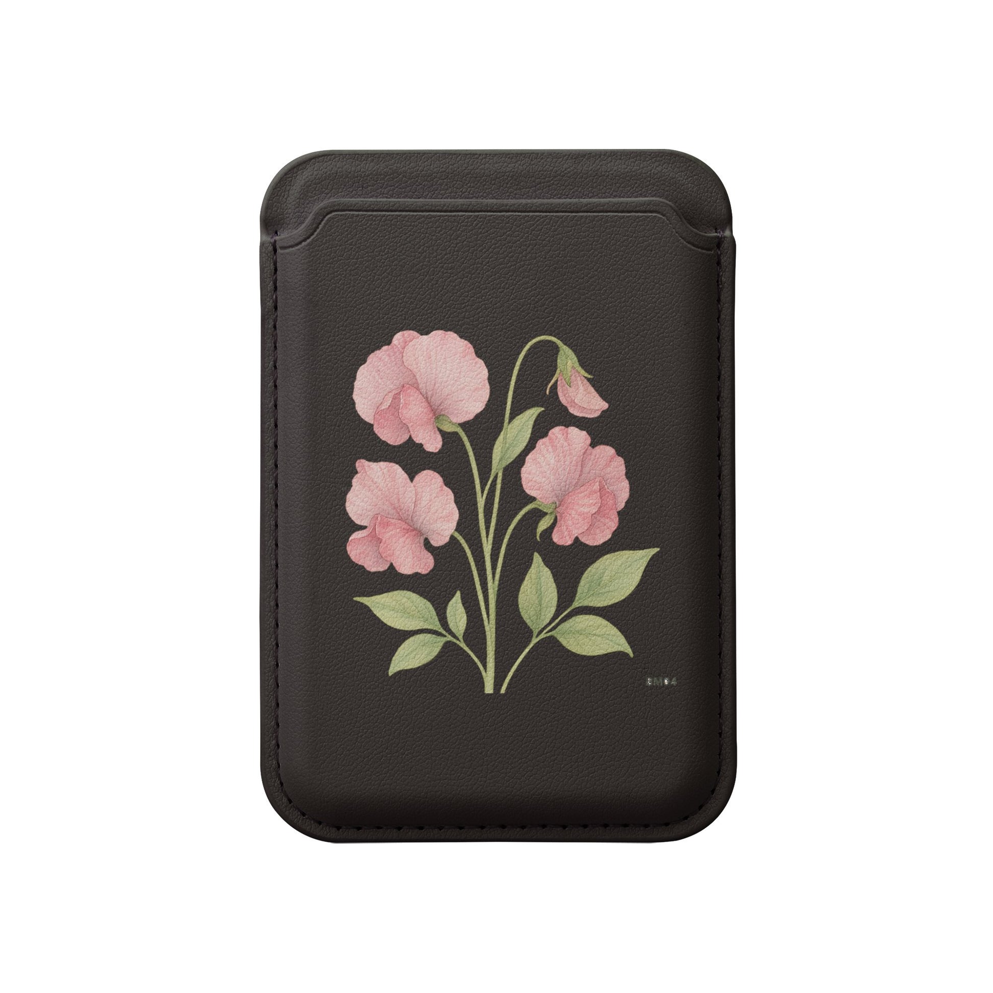 Elegant Floral Design Wallet with Pink Blossoms product