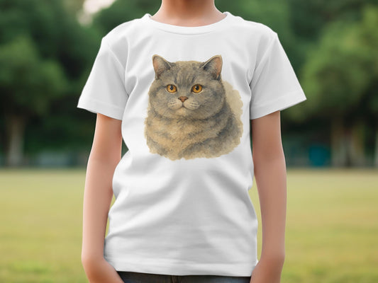 Cute Cat Design T Shirt Casual Wear Graphic Tee product type