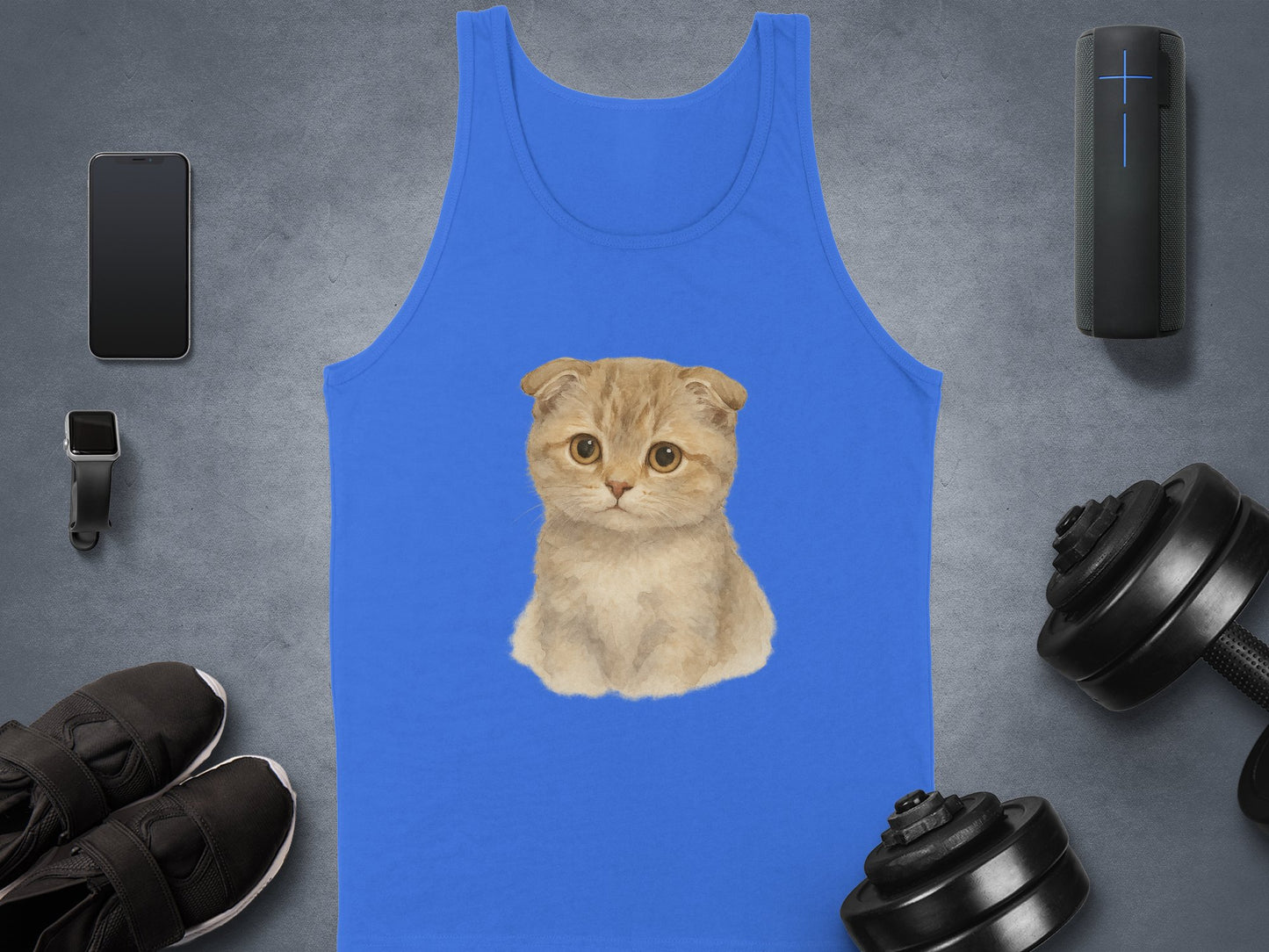 Cute Kitten Graphic Print Sleeveless Shirt product type