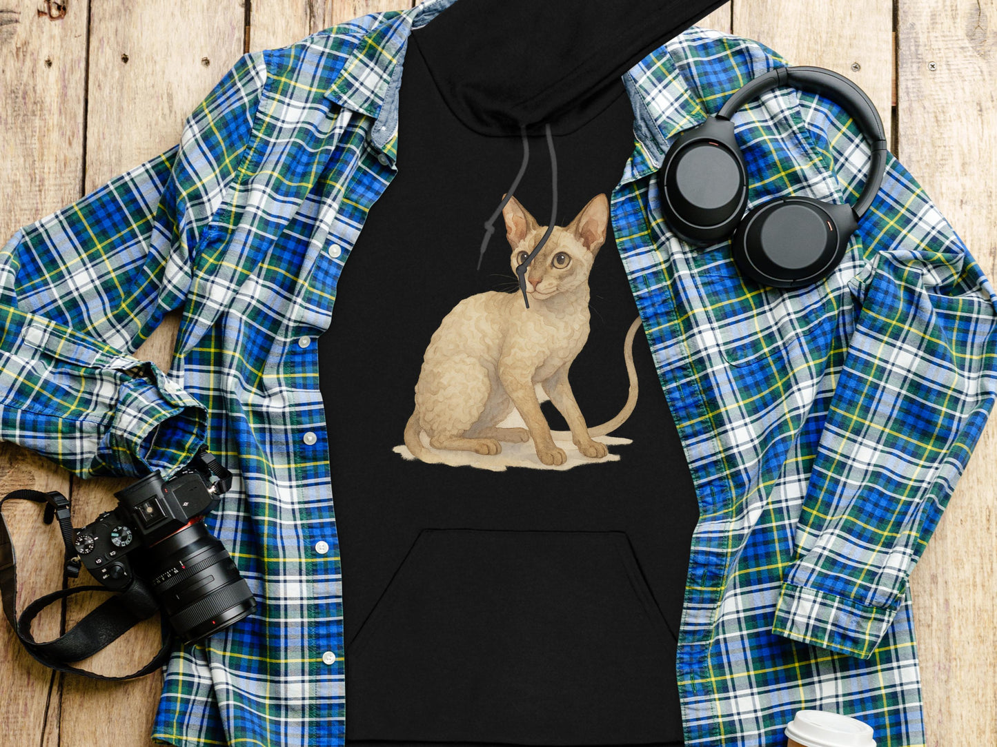 Unique Cat Graphic Design Unisex Hoodie Product