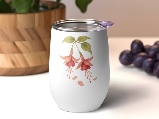 Floral Design Insulated Travel Mug Perfect Gift product type