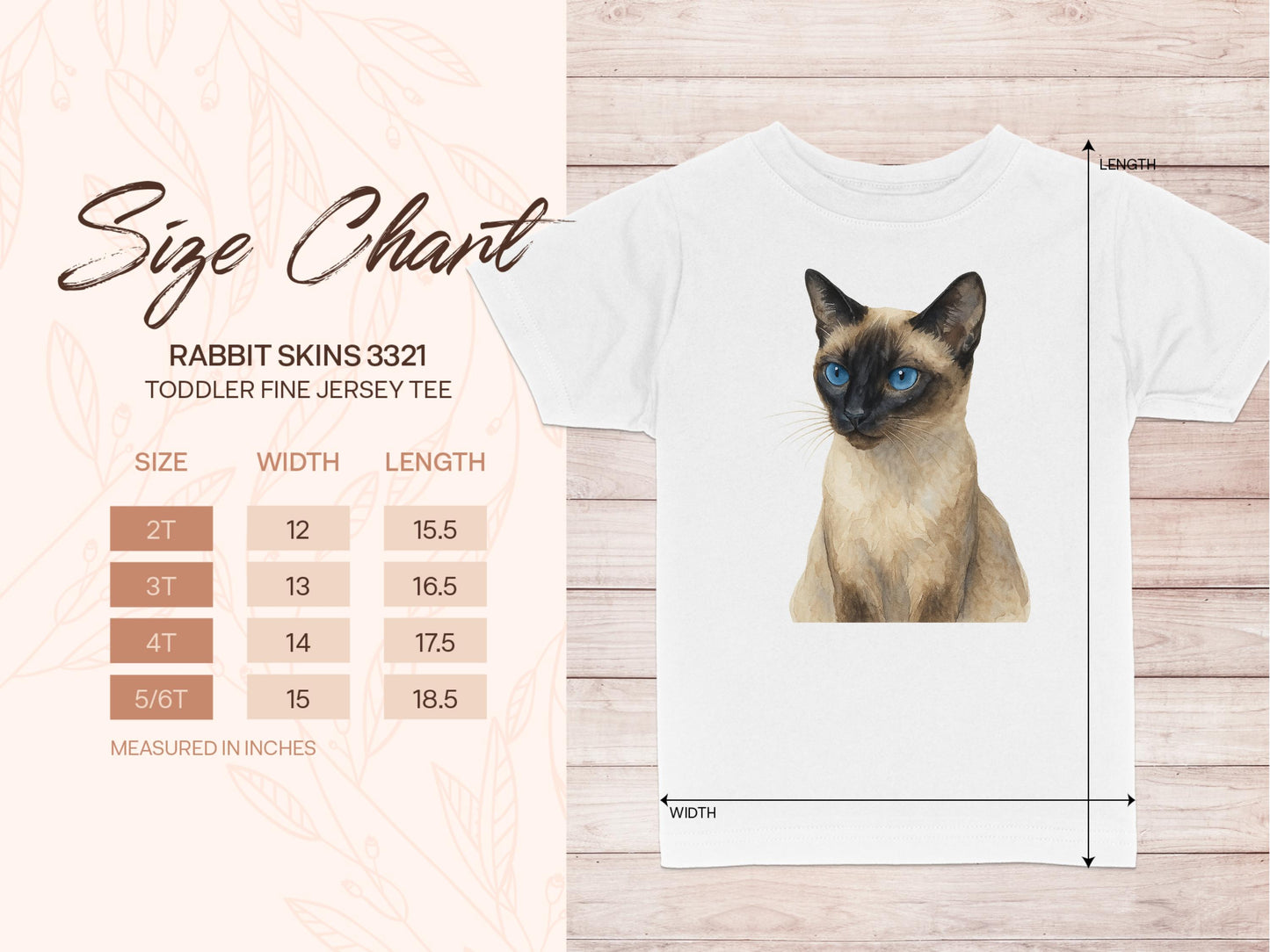 Adorable Blue-Eyed Cat Toddler Fine Jersey Tee product