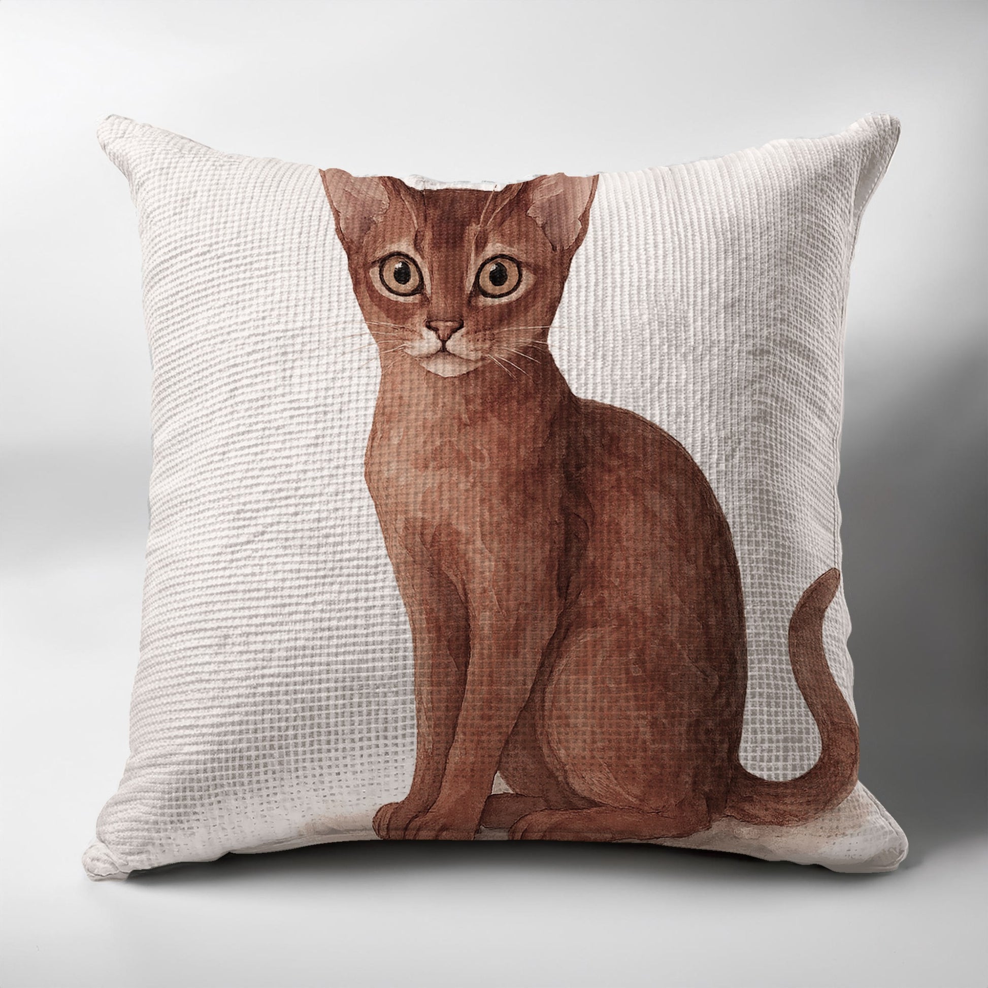 Adorable Cat Print Decorative Throw Pillow product