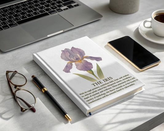 Elegant Floral Design Hardcover Notebook product