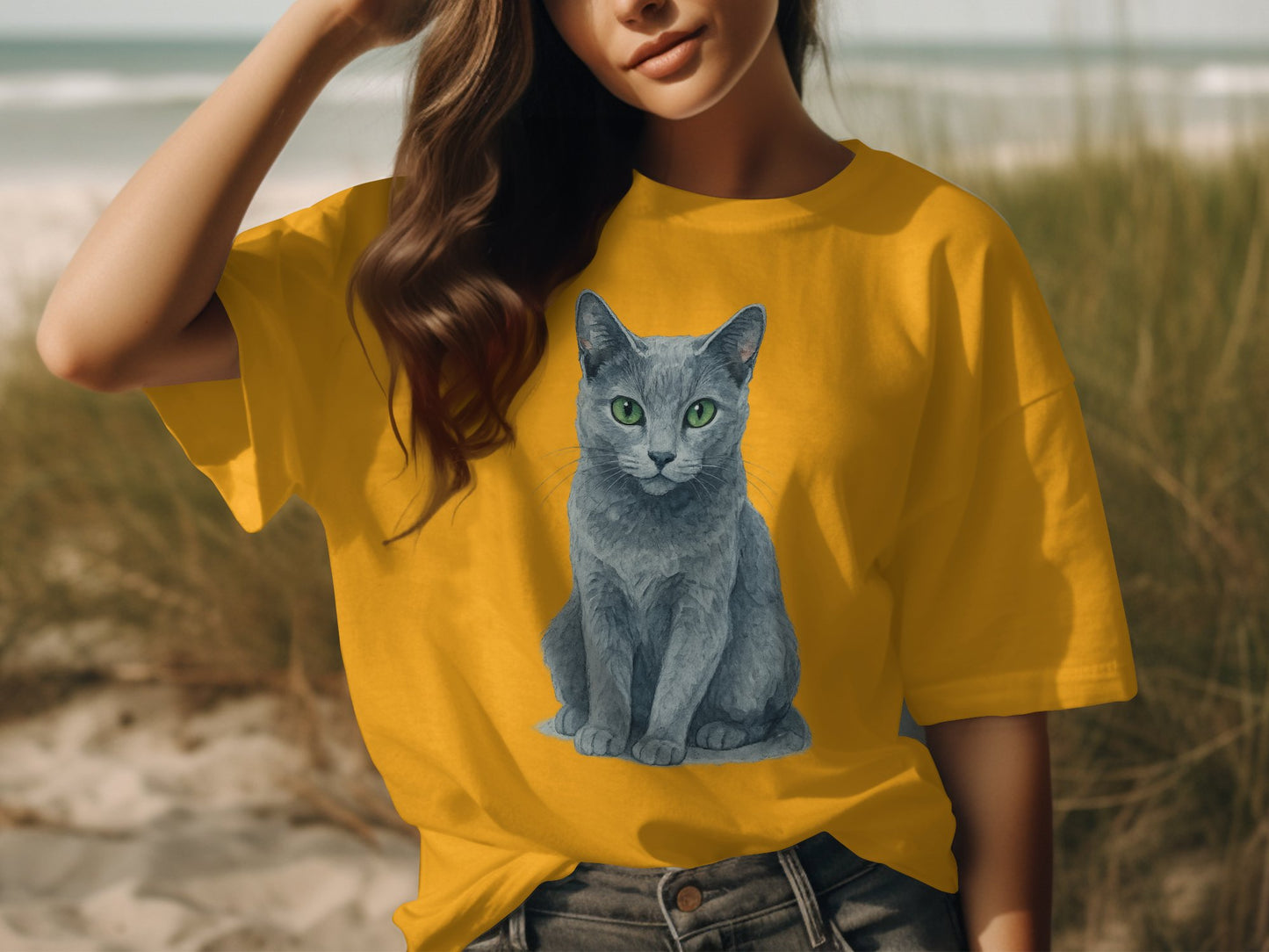 Captivating Cat Graphic T-shirt for Pet Lovers product type