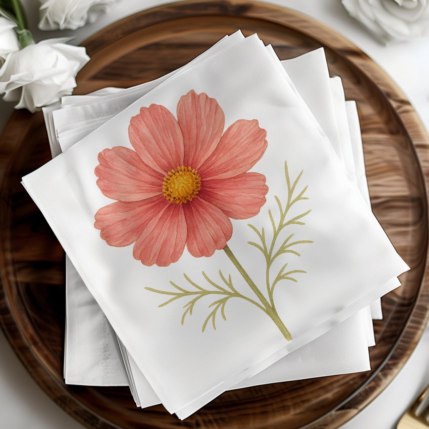 Beautiful Floral Pattern Table Napkin product