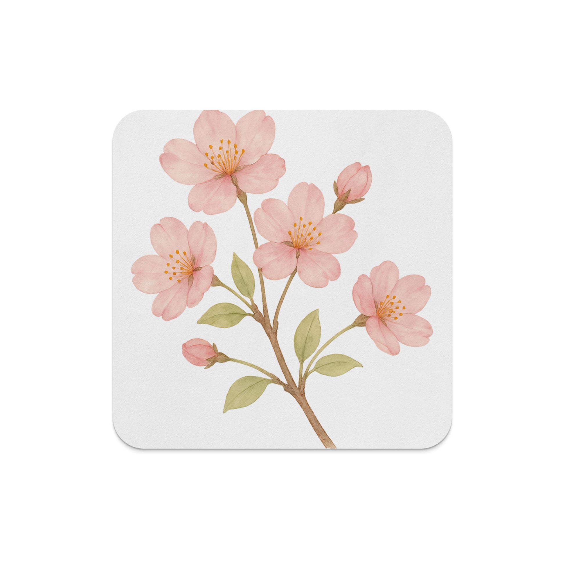 Beautiful Pink Blossom Design on White product
