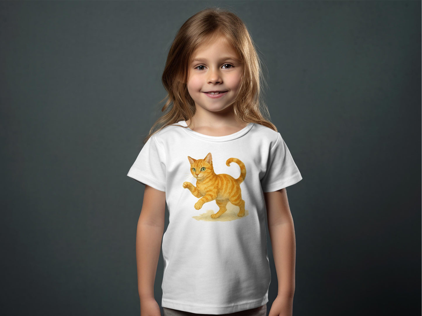 Adorable Cat Design Kid's T-Shirt product type