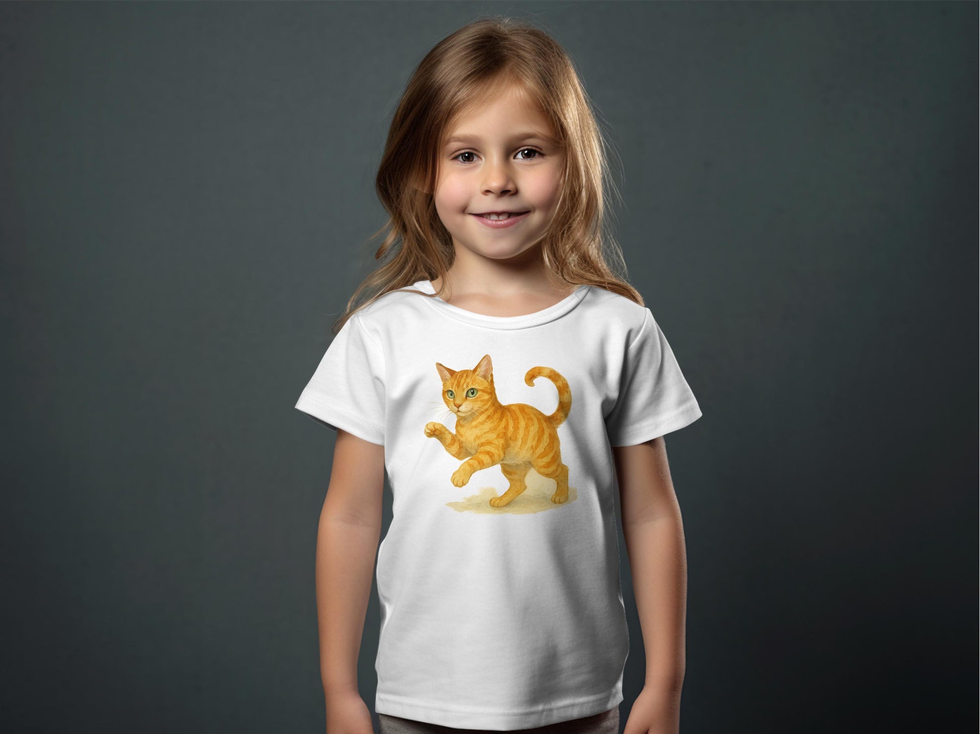 Adorable Cat Design Kid's T-Shirt product type