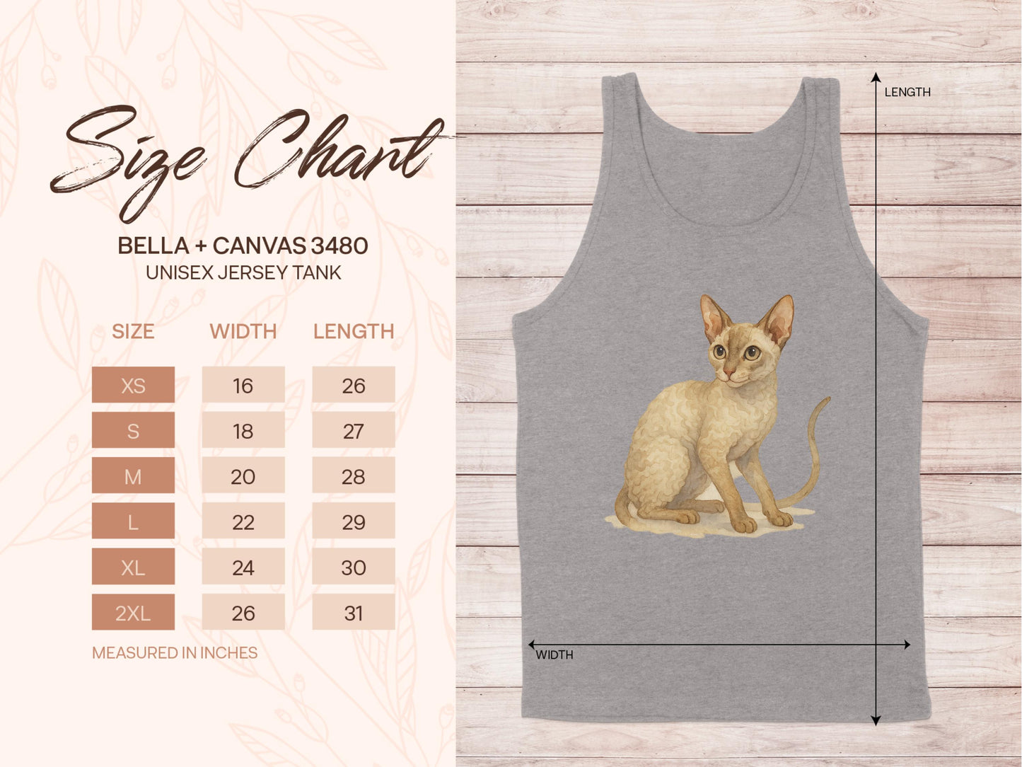 Cat Print Unisex Jersey Tank Top product