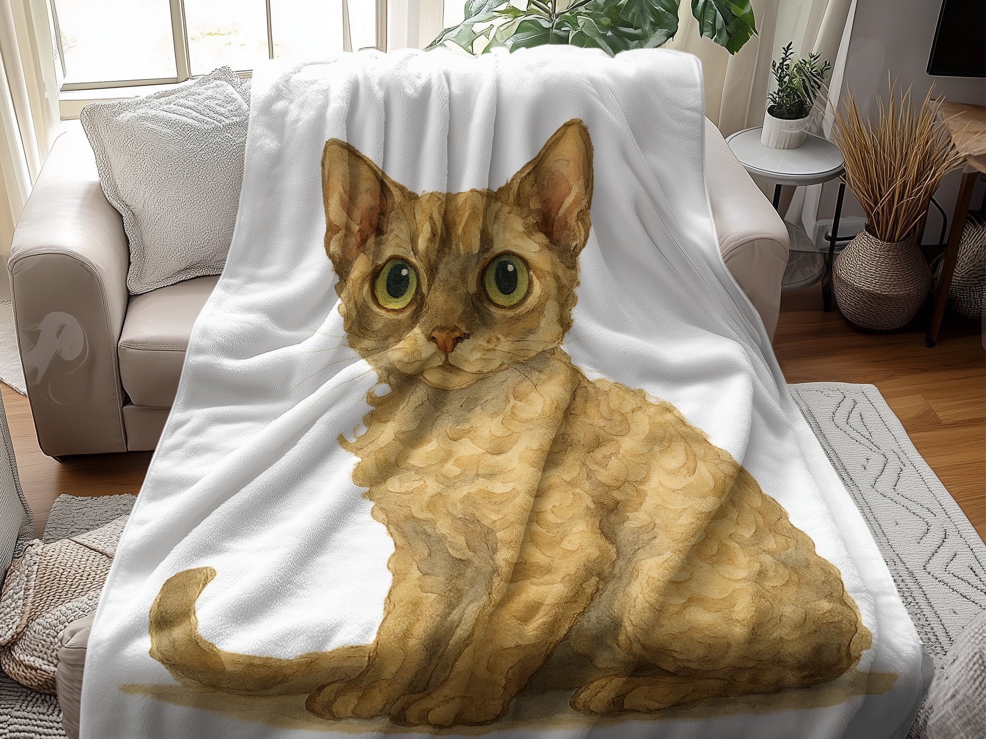 Adorable Cat Print Cozy Comfortable Blanket product