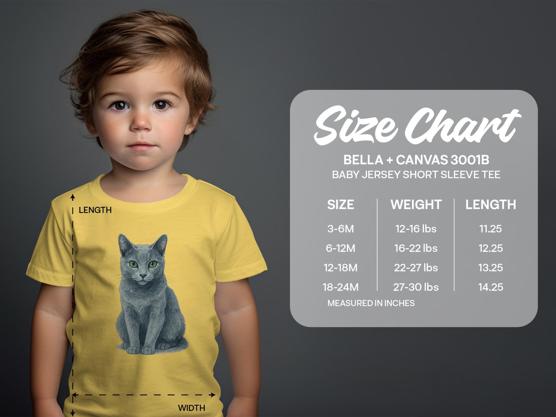 Cute Cat Graphic Baby Jersey Short Sleeve Tee product