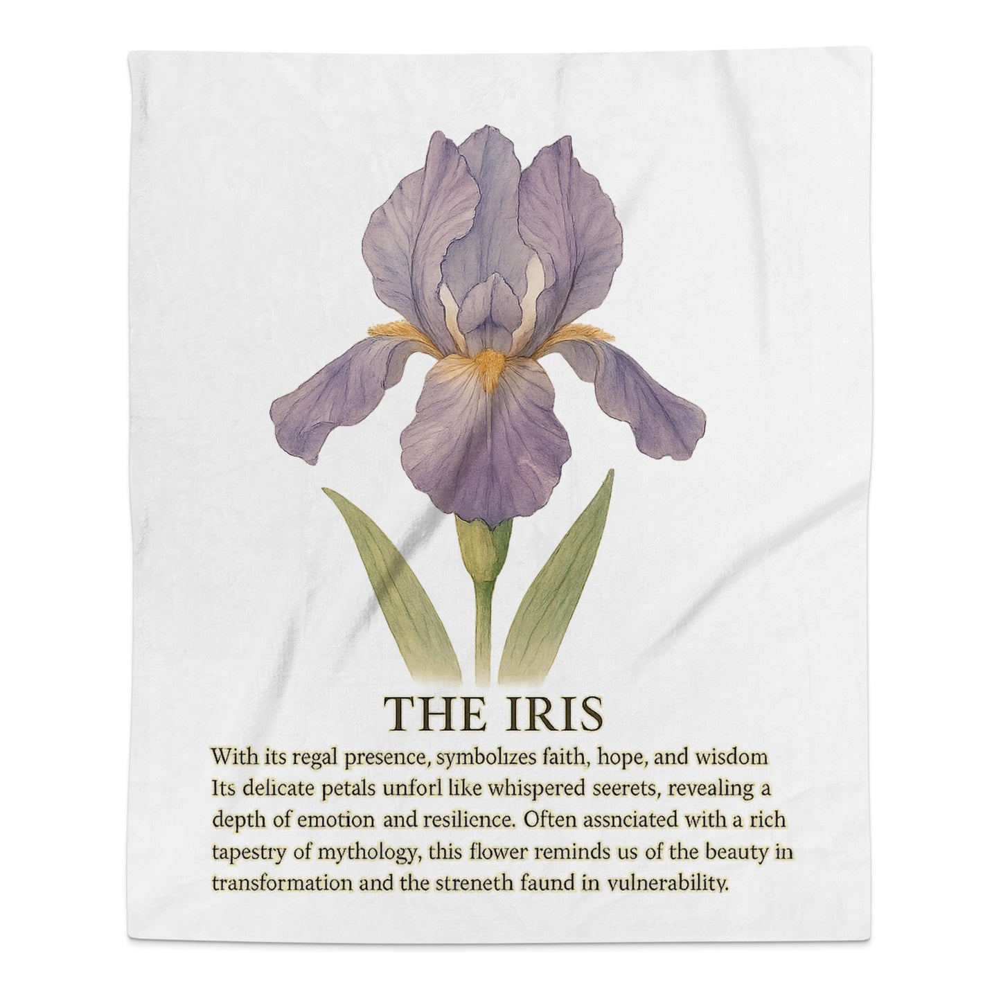 Regal Iris Flower Symbol of Faith and Hope product