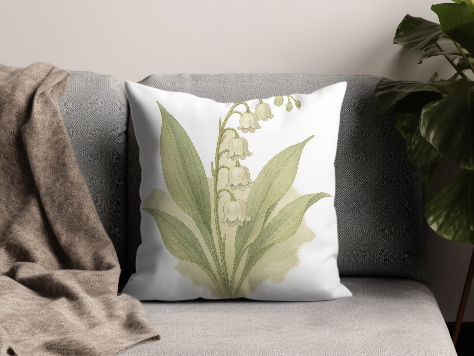 Beautiful Decorative Pillow with Botanical Design product type