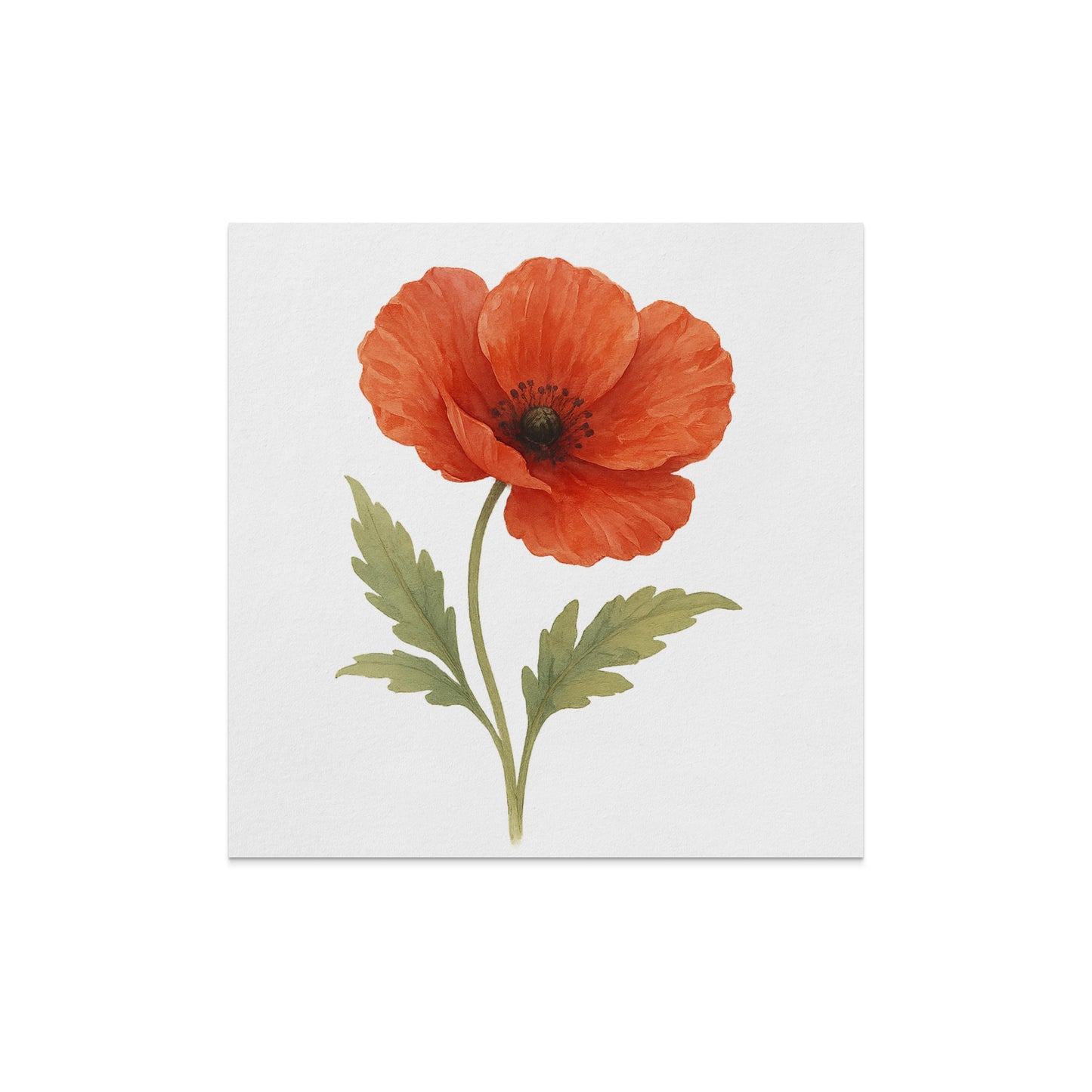 Beautiful Orange Flower with Green Leaves product type