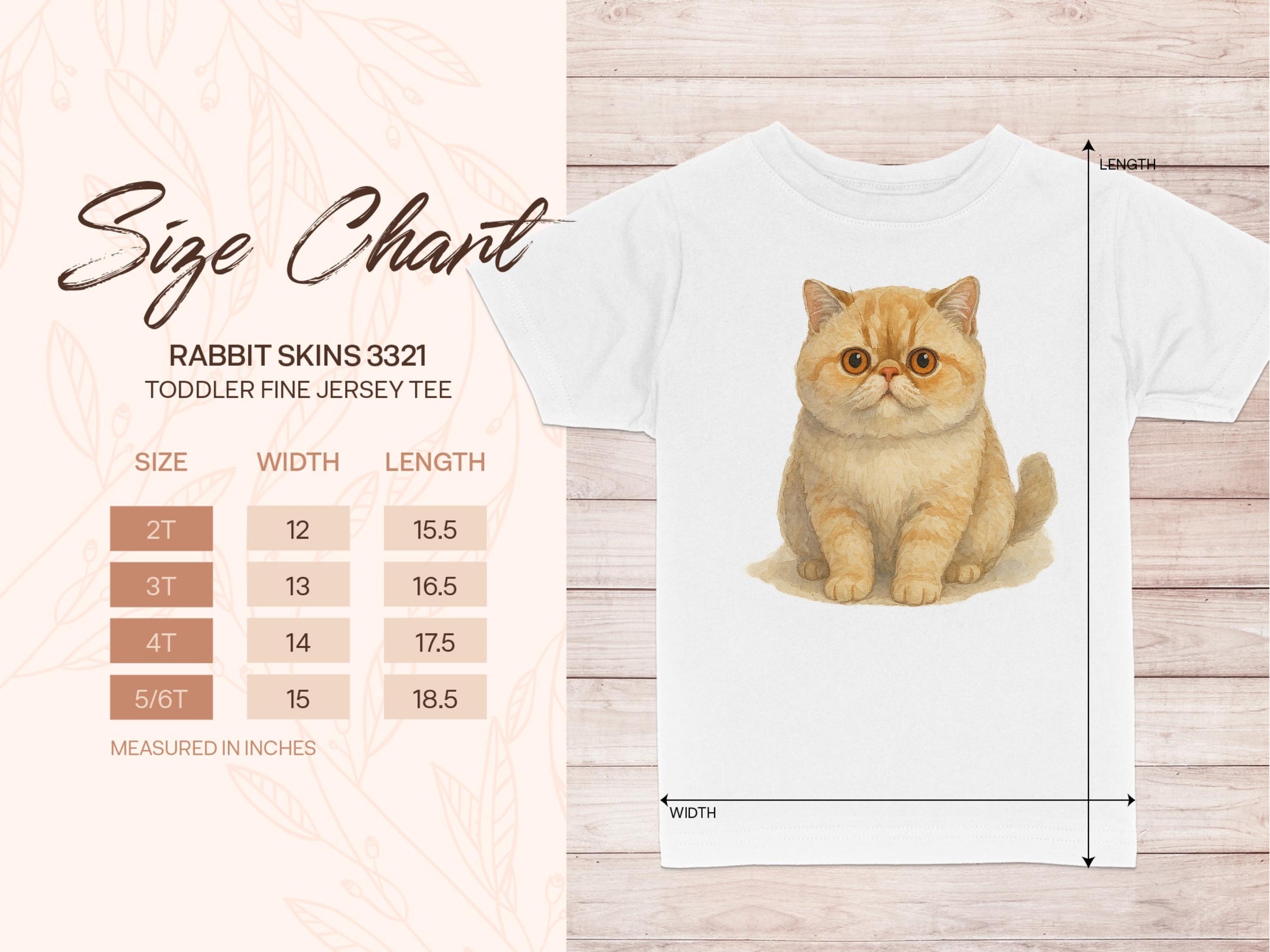 Adorable Cartoon Cat Toddler Fine Jersey Tee product