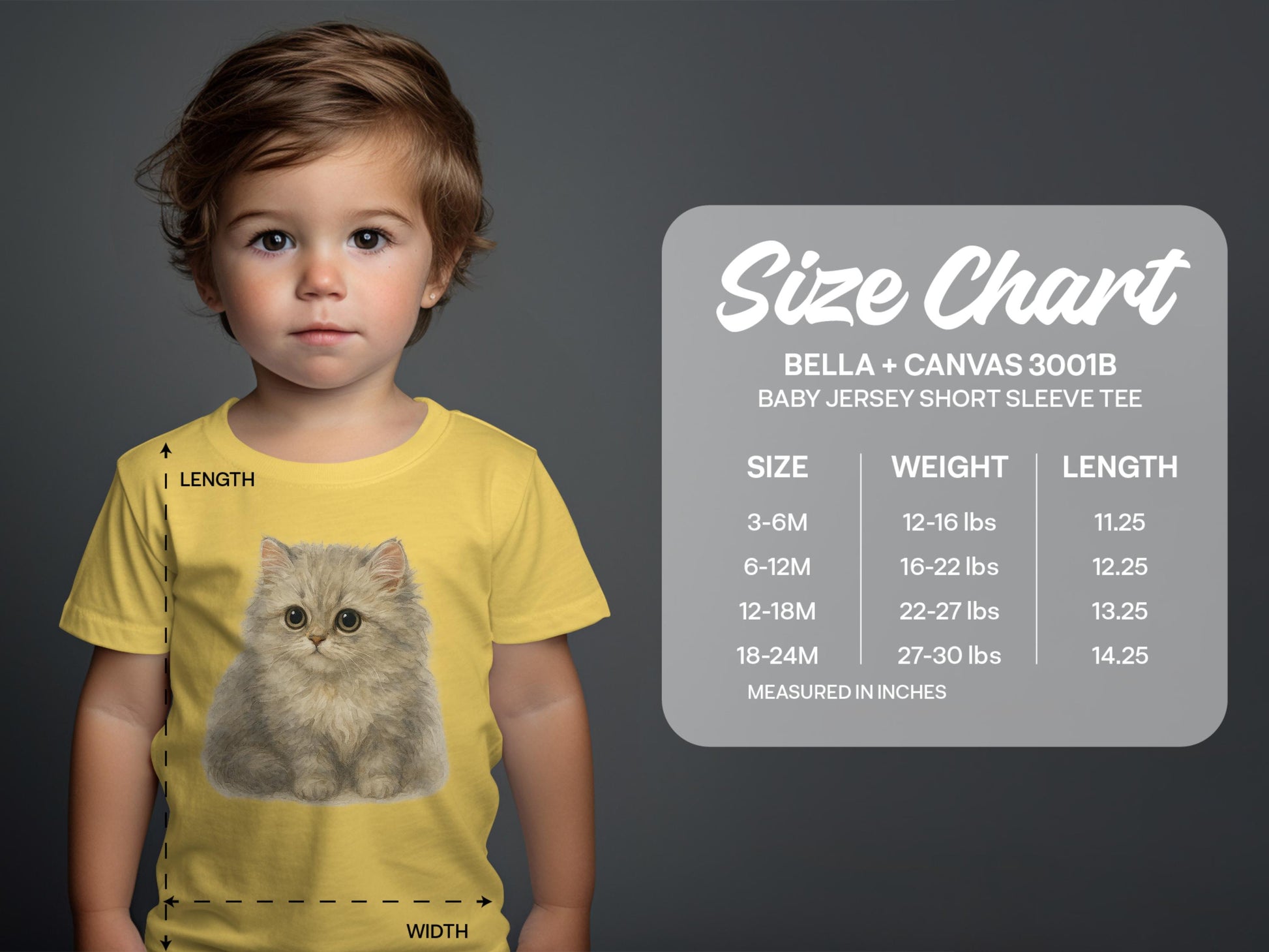 Cute Cat Print Baby Jersey Short Sleeve Tee product type