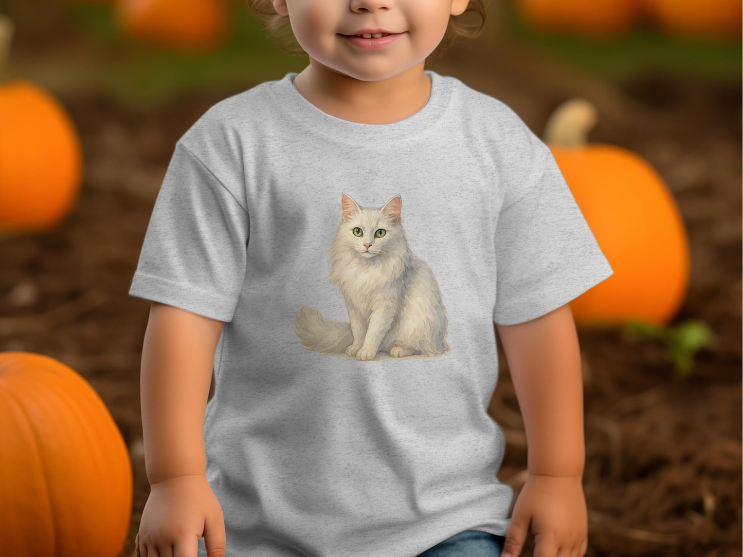 Adorable Cat Print Toddler T-Shirt product