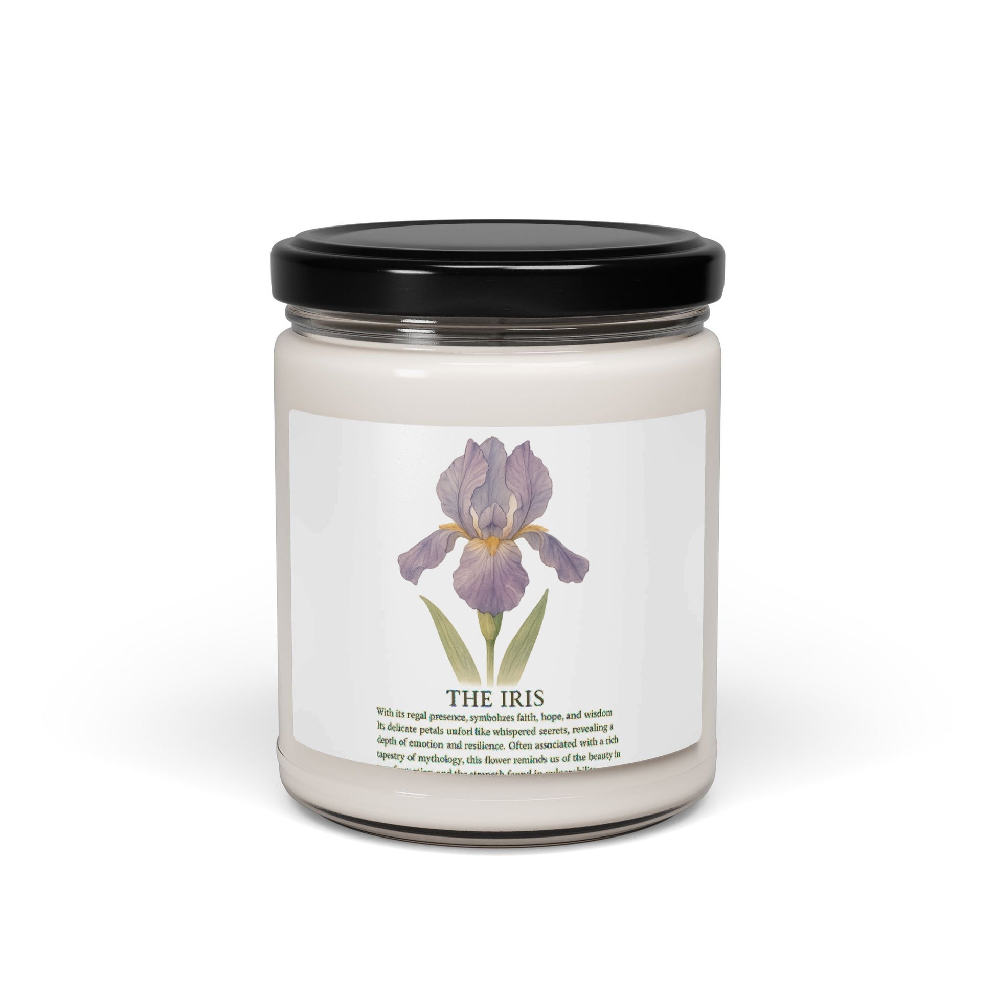 The Iris Floral Decorative Jar Candle product